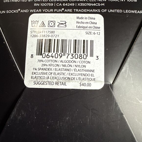 United Legwear Fun Socks 6-12 Dogs w/Christmas Sweaters Grey Rare 4 Pairs! Rare - Picture 7 of 7